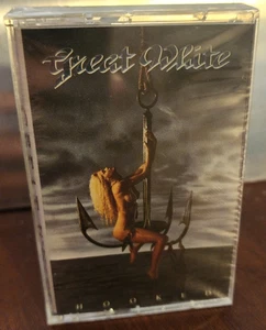Great White, Hooked NOS SEALED CASSETTE 1991 - Picture 1 of 2