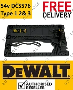 Genuine DeWalt shoe base For DCS576 54v Cordless Circular Saw Type 1 2 & 3 - Picture 1 of 3