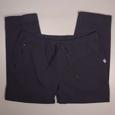 Pantalones de rendimiento multideporte LL Bean azul cintura elástica para hombre XL x 28 Foto 1 de 4