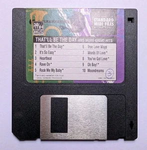 General Midi Song Files Floppy Disk - That Will Be The Day and More Great Hits - Bild 1 von 4