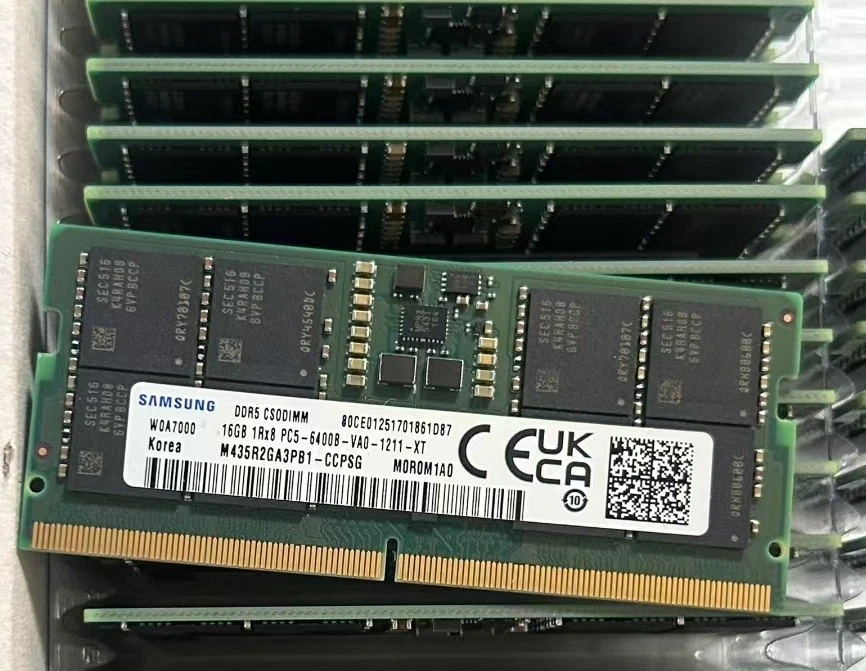 Samsung 16GB DDR5 6400 Laptop CSODIMM RAM 1Rx8 PC5-6400B for DELL HP Lenovo Acer - Image 1 of 1