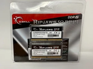 G.SKILL Ripjaws SO-DIMM 32GB (2x16GB) 262-Pin DDR5 SO-DIMM DDR5 5600 - Imagen 1 de 6