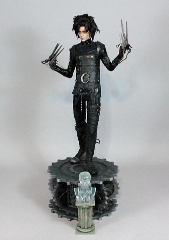 EDWARD SCISSORHANDS 1:4 SCALE STATUE, HCG EXCLUSIVE, JOHNNY DEPP, BRAND NEW Cover