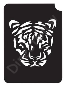Tiger 1005 Body Art Glitter Makeup Tattoo Stencil 2.75 "x 3.75" - 5 Pack - Imagen 1 de 1
