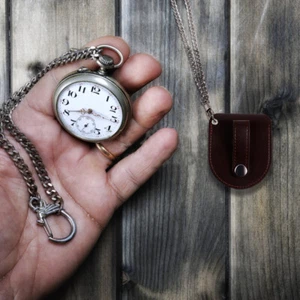 Estuche Reloj Bolsillo Astilla Suave Accesorio Miss Hombre Funda para - Imagen 1 de 11