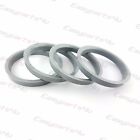 4x Spigot Rings 73,1 Mm - 65,1 Mm Conversion For Alloy Wheels