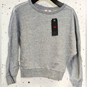 Levi's Gray Sweatshirt NWT XS Dolman sleeve - Picture 1 of 4