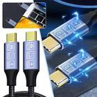 100W 5A USB 3.2 Gen 2x2 Type C Cable 20Gbps 4K@60Hz Data Sync Fast Charging Cord