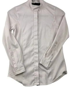 Ariat Pro Series Big Kids White Long-Sleeve Show Shirt Snap Medium (callout) - Picture 1 of 12