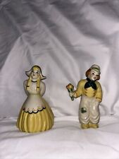 Vintage Dutch girl and boy Figurine Ceramic, Made In JAPAN