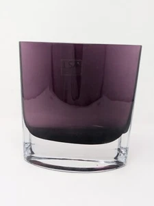 LSA International Art Glass Purple Vase Mouth-blown Handmade in Poland - Picture 1 of 8