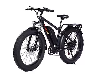 🔥26" TRUE ✅ 1000W Electric E Bike Fat Tire Snow Mountain Bicycle Li-Battery 🔥 - Picture 1 of 11
