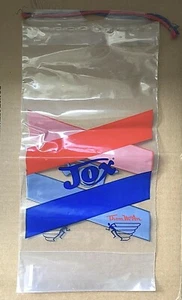 Vintage Thom McAn Jox Tennis Athletic Shoes Plastic Drawstring Shoe Store Bag - Picture 1 of 2