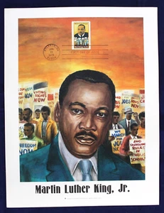 Martin Luther King, Jr. 1979 amerikanischer Postdruck, FDC #1771 schwarz Heritage 15c - Bild 1 von 4