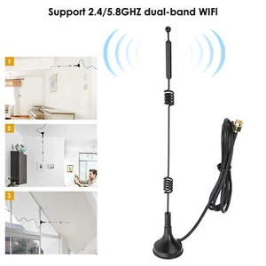 Signal Antenna Wide Range Multipurpose 2.4g 5.8g Tv Long Range Antenna - Zdjęcie 1 z 8