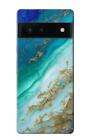 S3920 Abstract Ocean Blue Color Emerald Case For Google Pixel 6