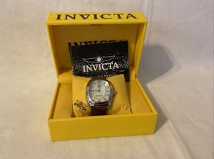 Invicta 2727 Vintage collection mother of pearl Big Date Lupah - Picture 1 of 7