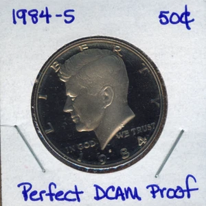 Medio dólar Kennedy 1984-S prueba perfecta calidad camafeo - Sku: 50C #017 - Imagen 1 de 2
