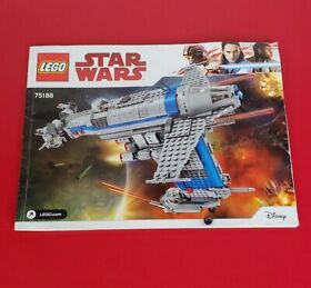 LEGO Star Wars Resistance Bomber 75188 Instruction Manual Only