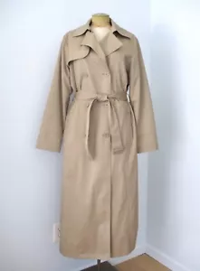 VGC Pendleton Khaki Canvas Classic Trench Coat Raincoat Removable Lining 14 - Picture 1 of 10