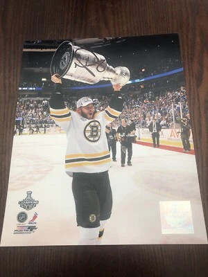 НХЛ Натан Хортон Boston Bruins подпись 8 x 10 фото 2011 Кубок Стэнли чемпионов  - Изображение 1 из 3
