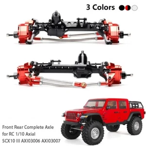 Heavy Duty Front Rear Alloy Assembled AR45 Portal Axles For 1/10 Axial SCX10-III - Picture 1 of 21