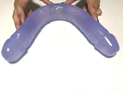 15"Inch-Double Dong Dildo-Waterproof-Realistic-Men-Penis-Female-Adult-Sex-Toy - Image 1 of 4