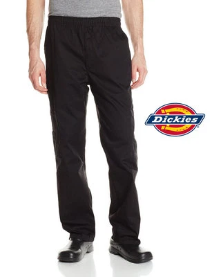 Dickies Chef Double Zip Cargo Pants with Elastic Waist and Drawstring DC202 - Image 1 of 2
