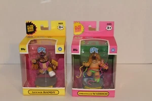 Topps Garbage Pail Kids WWE Mash Up Savage Randy & Unraveled Warrior Lot NIB - Picture 1 of 4
