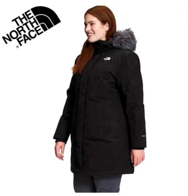 🔥NWT THE NORTH FACE Plus Arctic Parka Fur Trim Hood Puffer 600Fill Down DryVent - Image 1 of 4