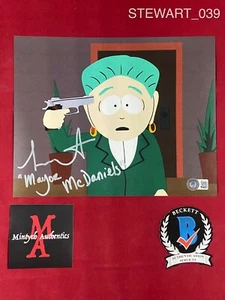 APRIL STEWART AUTOGRAPHED SIGNED 8x10 PHOTO! SOUTH PARK! BECKETT COA! - Picture 1 of 1