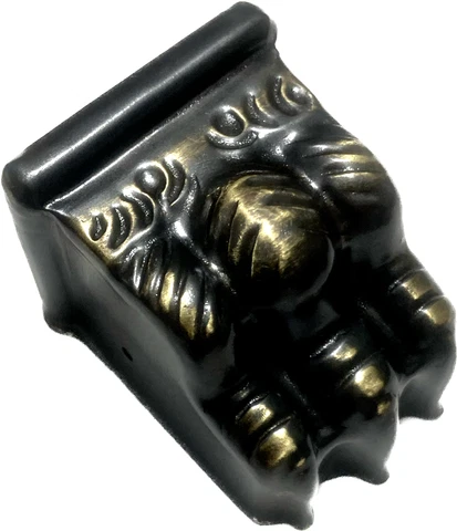 Claw Foot Table Stamped Antique Brass Toe Cap Medium Cover
