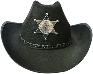 2 Stück schwarzer Western Cowboyhut - Bild 1 von 4