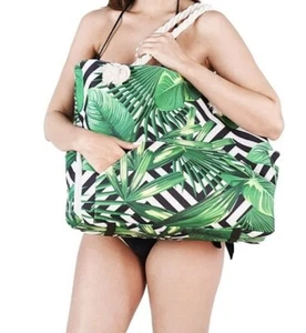 Extra Large Women’s Beach Tote Bag With Multiple Pockets  - Picture 1 of 17