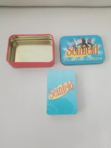 2004 Seinfeld Playing Cards Collectible Tin Complete Deck unopened - Picture 1 of 12