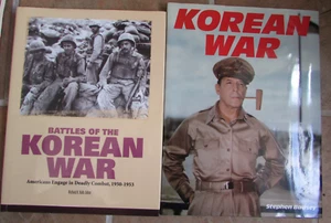 Battles of the Korean War by R. Kolb HC/BJ; Korean War by S. Badsey HC/BJ LOT 2 - Picture 1 of 7