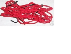 Motorcycle Cargo Net Red 15 X 15 6 hook Emgo 78-560501 New - Bild 1 von 1