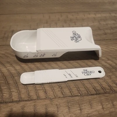 Pampered Chef Adjustable Sliding Measuring Cup & Measuring Spoon Teaspoon - Image 1 of 4
