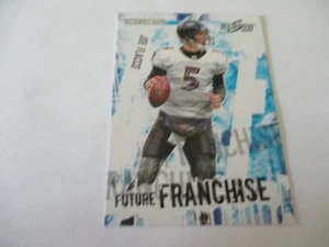 2009 Score Scorecard Silver Future Franchise Joe Flacco Card #10 Serial #402/499 - Picture 1 of 2