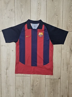 CAMISETA DE FÚTBOL VINTAGE LOCAL BARCELONA 2003 2004 CAMISETA DE FÚTBOL S/XS ... - Imagen 1 de 4