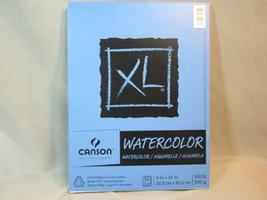 Canson XL Series Watercolor Textured Paper Pad 9" x 12" - 30-Sheets - Picture 1 of 2