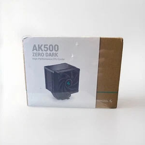 Deepcool AK500 Zero Dark High Performance Single Tower CPU Cooler New Sealed - Picture 1 of 2
