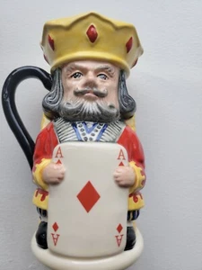 RARE Royal Doulton Jug King and queen of Diamonds limited edition of 2500 - Picture 1 of 6