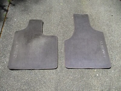 Juego de 2 alfombrillas delanteras grises para furgoneta Chrysler Town & Country Limited 2001-2007 CA Foto 1 de 4