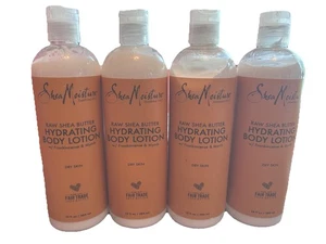 Lot 4 SheaMoisture Raw Shea Butter Hydrating Body Lotion 13oz Frankincense Myrrh - Picture 1 of 5