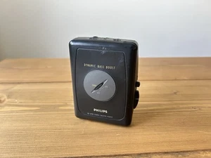Vintage Philips AQ 6440 Stereo Cassette Player with Dynamic Bass Boost - Picture 1 of 12