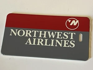 NORTHWEST AIRLINES GEPÄCKANHÄNGER  - Bild 1 von 3