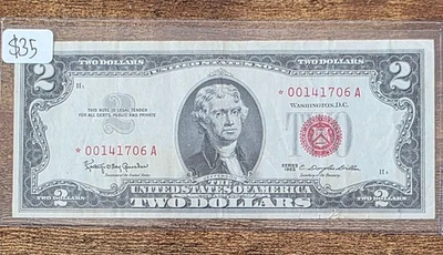 1963 $2 Star Red Seal - Image 1 of 4