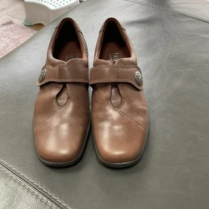 New Hotter Collette Women's Shoes UK Size 7 Brown Leather Shoes - Picture 1 of 5