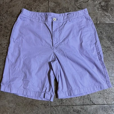 Pantalones Cortos Vineyard Vines Para Hombres 33 Púrpura Club Chino Golf Informales Preppy Shep & Ian 9" Foto 1 de 4